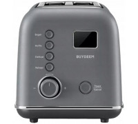 BUYDEEM 2 Slice Automatic Metal Toaster model DT730E color Ink Gray EU