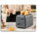 BUYDEEM 2 Slice Automatic Metal Toaster model DT730E color Ink Gray EU