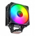 Rampage Octagon C70 Cooling procesora LGA1700/AM5 LCD wentylator infinity 120mm ARGB czarny PWM