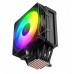 Rampage Octagon C70 Cooling procesora LGA1700/AM5 LCD wentylator infinity 120mm ARGB czarny PWM