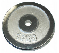 Plate Chromowany do Gryfów Ćwiczeń KUBISPORT 10 kg 30 mm