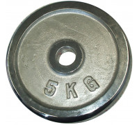 Plate Chromowany do Gryfów Ćwiczeń KUBISPORT 5 kg 25 mm