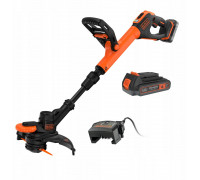 Black & Decker Akumuliatorinė žoliapjovė su 25 cm ašmenimis, 18V, Juodas & Decker [BCSTR918D1-QW] 2,0Ah
