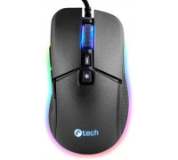 C-TECH herní myš Dawn, casual gaming, 6400 DPI, RGB podsvícení, USB