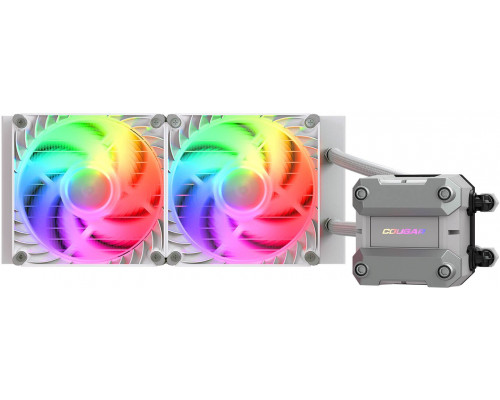 COUGAR CPU Wasserkühlung Poseidon Ultra 240, ARGB, Weiß