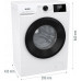 Gorenje Washing Machine | W3NGPI62SBS | Energy efficiency class B | Front loading | Washing capacity 6 kg | 1200 RPM | Depth 47 cm | Width 60 cm | LCD | Steam function
