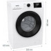 Gorenje Washing Machine | W3NGPI62SBS | Energy efficiency class B | Front loading | Washing capacity 6 kg | 1200 RPM | Depth 47 cm | Width 60 cm | LCD | Steam function