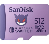SD  SanDisk Nintendo Switch MicroSDXC 512 GB Class 10 UHS-I/U3  (SDSQXAO-512G-GN6ZK)