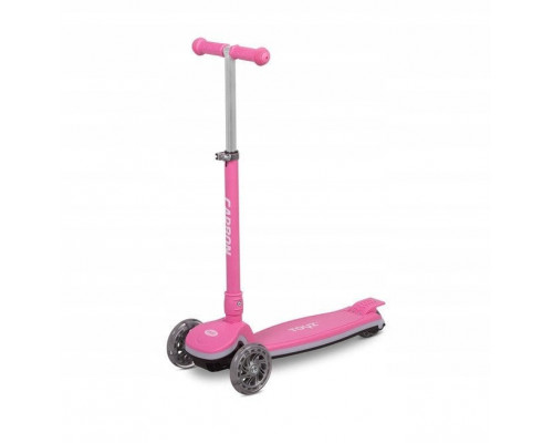 HULAJNOGA 3-KOŁOWA CARBON PINK