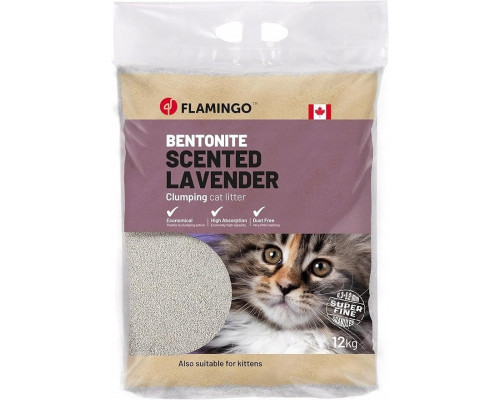 CAT LITTER BENTONITE LAVEND SCENT12KG