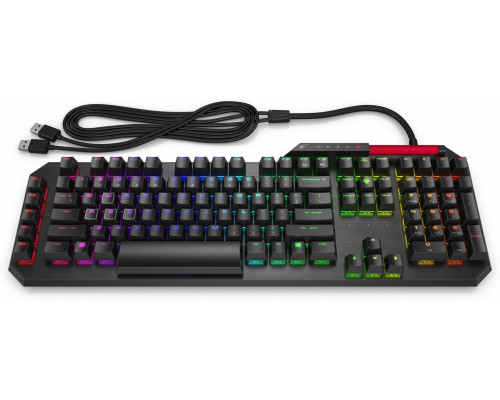 OMEN by HP Sequencer - Tastatur - Bagbelyst - USB - Nordisk - Switch: Blue Switches
