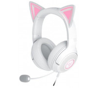 Razer Ausinės | Kraken Kitty V2 | su laidu | Over-ear | Mikrofonas | Noise canceling | Baltas