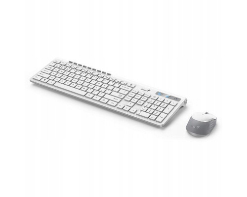 Genius SlimStar 8230, zestaw klawiatura z mysz� optyczn� bezprzewodow�, 1x AA, 1x AA, CZ/SK, klasyczna, Dual-Mode rodzaj bezprzewo