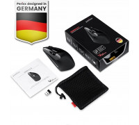 Perixx PERIMICE-813, ergonomische Multi-Device Maus, schnurlos, schwarz