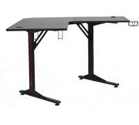 Gaming galds narożne gamingowe B-219 czarny