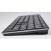 Large Font USB Keyboard 110 keys wired USB keyboard with 2x USB and aluminum upper cover - Swiss - space gray