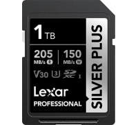SD  Lexar Professional Silver Plus SDXC 1 TB Class 10 UHS-I/U3 V30 (LSDSIPL001T-BNNNG)