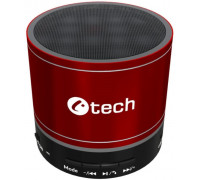 C-TECH repro SPK-08R, bluetooth, červená