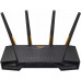 Belaidis maršrutizatorius|ASUS|Belaidis maršrutizatorius|4200 Mbps|Mesh|Wi-Fi 5|Wi-Fi 6|IEEE 802.11n|USB 3.2|1 WAN|4x10/100/1000M|Number of antennas 4|TUFGAMINGAX4200
