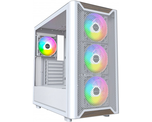 Montech XR Wood biała ARGB