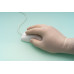 GETT InduMouse Pro Silikon Maus Scroll Laser Track-On-Glass-Funktion IP68 wasserdicht desinfizierbar laseroptisch USB Farbe: weiss