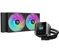 DeepCool MYSTIQUE 240 ARGB Procesor Chłodnica cieczy all-in-one 12 cm Czarny 1 szt.