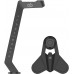 Veho Alpha Bravo GA-1 USB Universal Gaming Headset Stand with LED, Headset stand, 275 g, Black