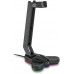 Veho Alpha Bravo GA-1 USB Universal Gaming Headset Stand with LED, Headset stand, 275 g, Black