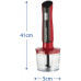 Russell Hobbs 27140-56, Portable blender, 1 L, 500 W, Black, Red, Transparent