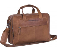The Chesterfield Brand Ryan 17" Laptop Bag, Cognac