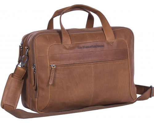 The Chesterfield Brand Ryan 17" Laptop Bag, Cognac