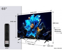 TCL P79K 65P79K 165,1 cm (65") 4K Ultra HD Smart TV Wi-Fi Metaliczny 430 cd/m²