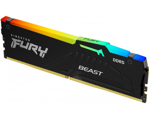 Kingston Technology FURY Beast RGB moduł pamięci 32 GB 1 x 32 GB DDR5