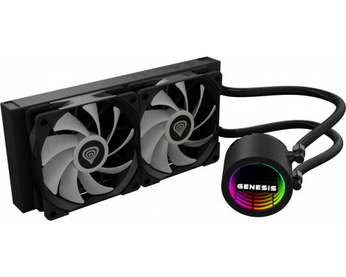 Genesis Hydria 240 ARGB Czarne (NLG-2319)