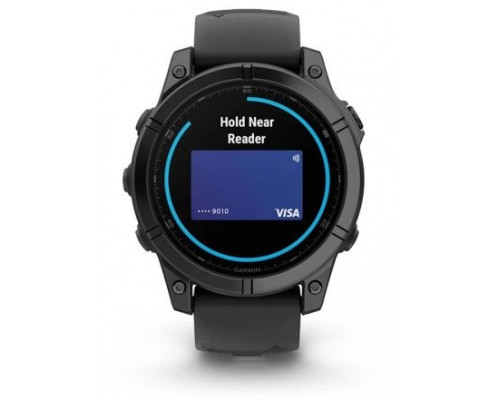 Garmin Fenix E stainless Steel slate grey
