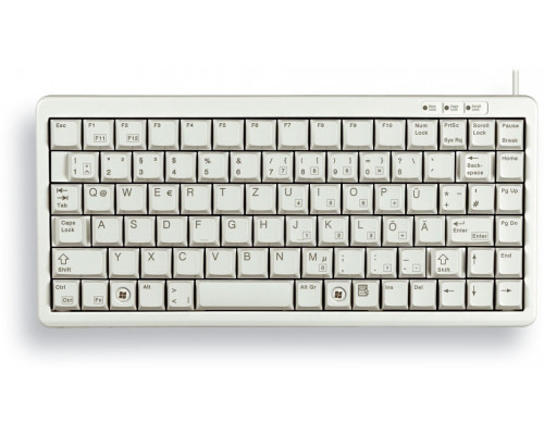 CHERRY G84-4100 klawiatura Uniwersalne USB + PS/2 QWERTY British English Szary