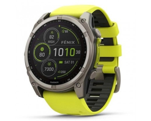 SMARTWATCH FENIX 8 SAPP. SOLAR/YELLOW 010-02907-21 GARMIN