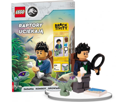 Lego Jurassic World Raptory uciekają
