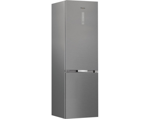 Whirlpool Refrigerator | WHK 26402 XP4E | Energy efficiency class E | Free standing | Combi | Height 203.5 cm | No Frost system | Fridge net capacity 249 L | Freezer net capacity 106 L | Display | 37 dB | Silver