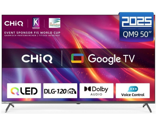 CHiQ U50QM9G TV 50", UHD QLED Google TV