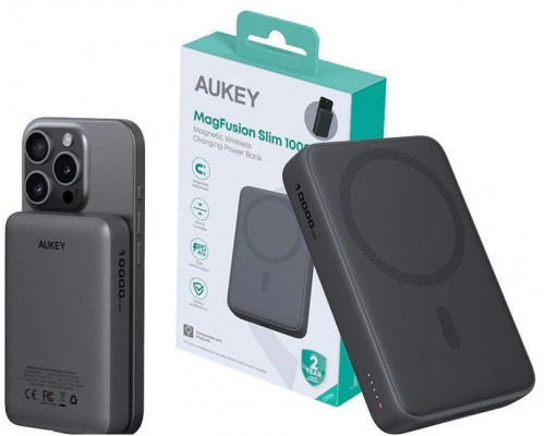 AUKEY PB-MS04 Gray Qi2 PowerBank | 10000mAh | 20W | MagSafe PD