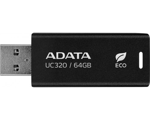 Pendrive ADATA UC320, 64 GB (UC320-64G-RBK/BK)