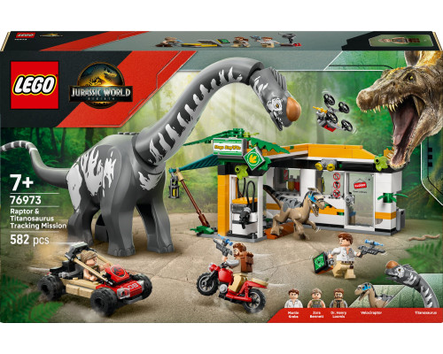 LEGO Jurassic World Na tropie tytanozaura i raptora (76973)