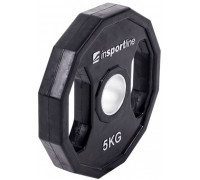 inSPORTline Rubberized load olympic Ruberton 5 kg black (15897)