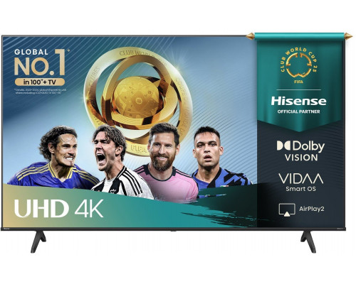 Hisense 55A6Q 139,7 cm (55") 4K Ultra HD Smart TV Wi-Fi Czarny 300 cd/m²