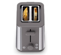 Toaster PurShine HT 1510 GY(edelstahl/grau, 900 Watt, für 2 Scheiben Toast)