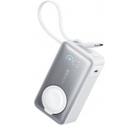 Anker MagGo Powerbank, Weiß, USB-C, Apple Watch, 10.000 mAh, A1657H21