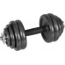 Dumbbells cast iron adjustable w walizce z gryfem, zestaw 30kg  REBEL ACTIVE