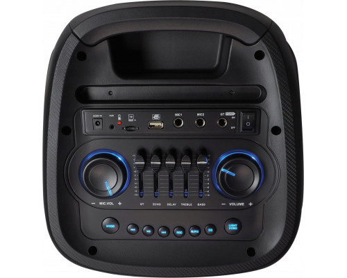 bluetooth LTC RGB 2x8`` 400W, 2 mikrofony i pilot USB/SD/AUX/FM 7200mAh