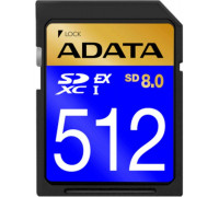 SD  ADATA Premier Extreme SD8.0 SDXC 512 GB Class 10 UHS-I/U3 V30 (SD512GEX3L2-C)